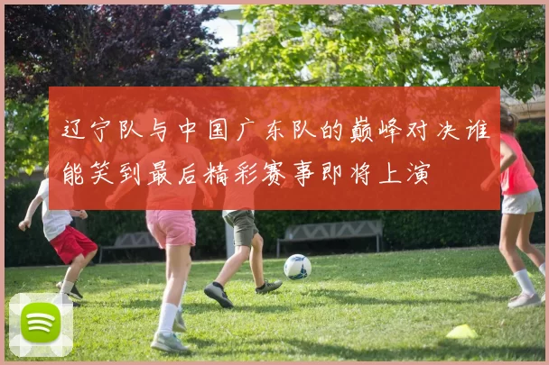 辽宁队与中国广东队的巅峰对决谁能笑到最后精彩赛事即将上演
